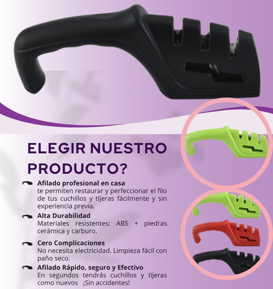 Afilador de Cuchillos Multifuncional